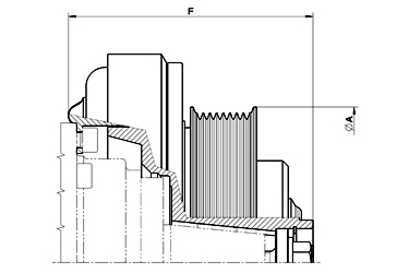 Elektromagnetkupplung La16.0141Y 11 Rillig 24V