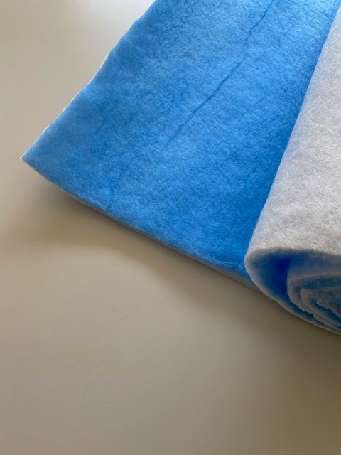 Klima Filtermatte Blau/Weiss