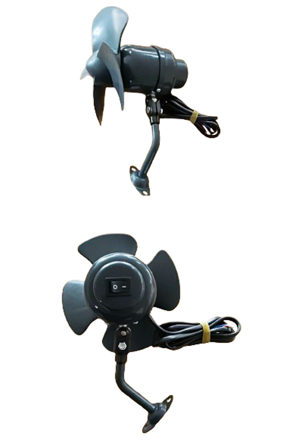 Ventilatore 24 V nero