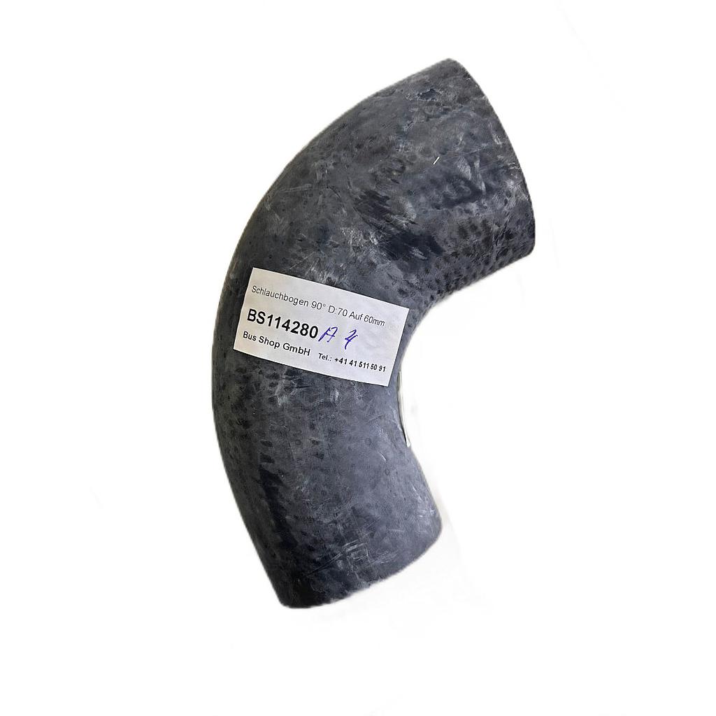 Schlauchbogen 90° D:70 Auf 60mm