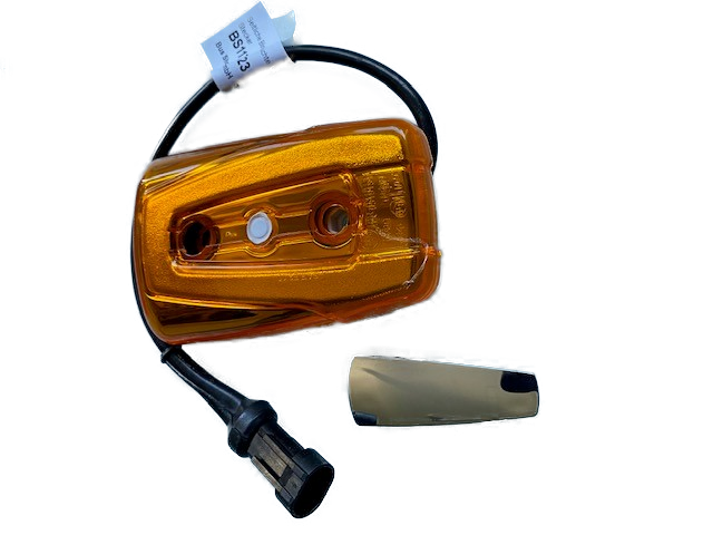 Seitliche Blinkleuchte LED Gelb 9-32 Volt mit MB Stecker