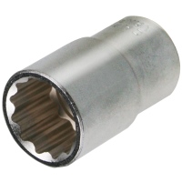 Stecknuss 1/2 Zoll, 12-kant, CV, 17mm.