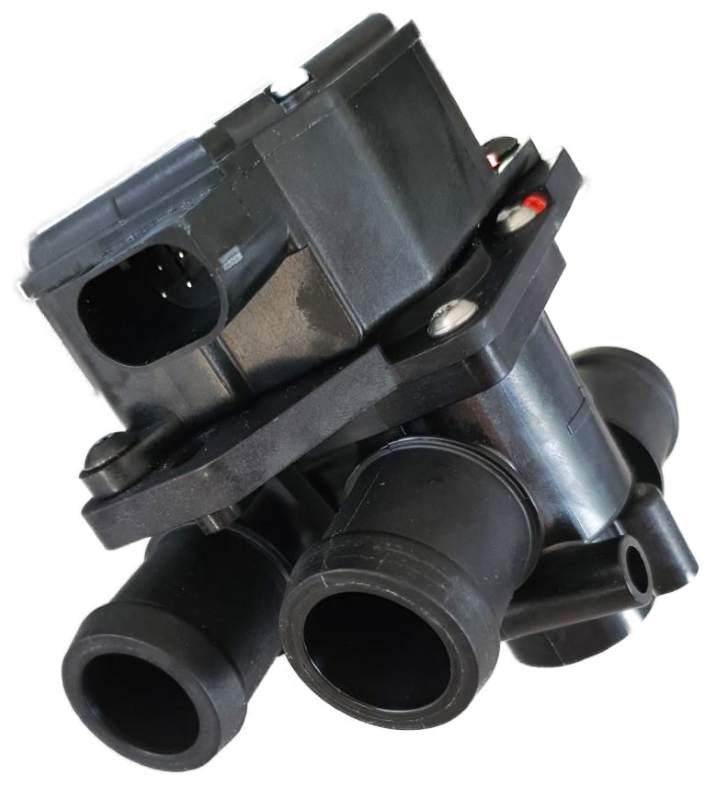 Wasserventil 3Wege/28mm/4Anschlüsse