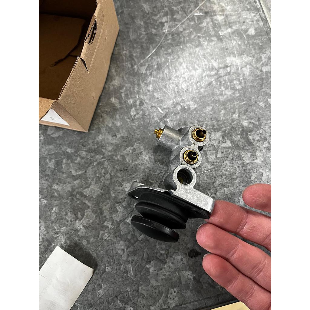 Lock valve foot actuation