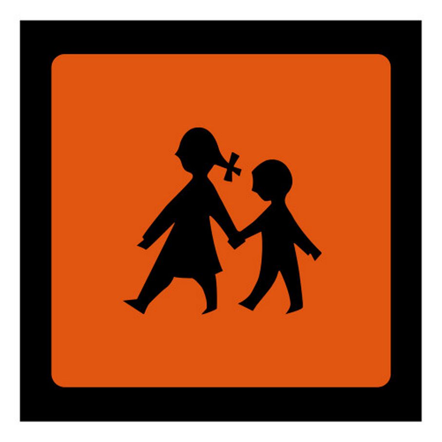 Schulbusfolie selbstklebend 400x400mm Orange