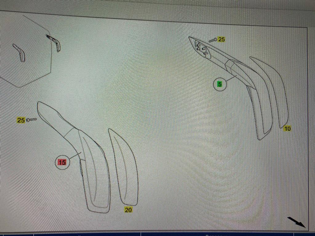 Aussenspiegel Rechts Elektrisch Klappbar S500