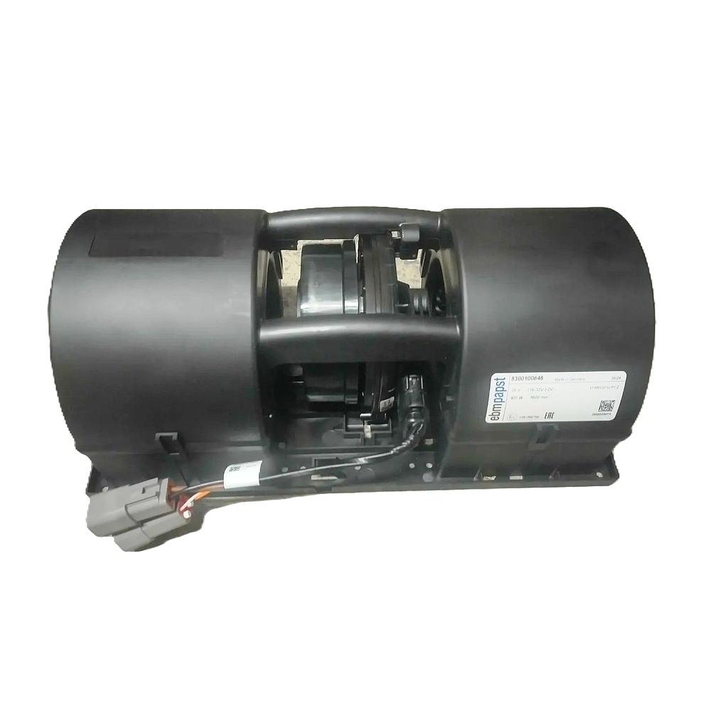 Double radial blower stepless 