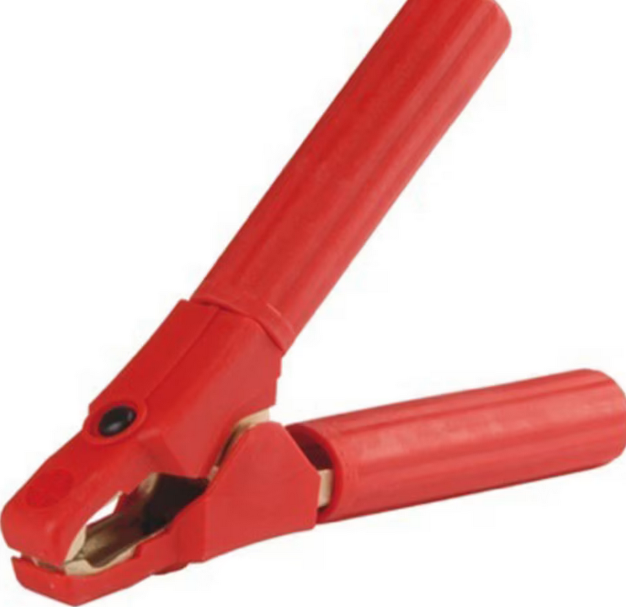 Batterieladezange,50mm²,900A,L165mm,rot,Messingguss