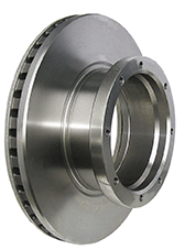 Bremsscheibe mit Polrad 19,5" hinten 377mm 