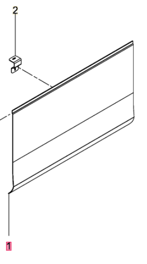 KUNSTSTOFFSEITENWAND Li. Hinten