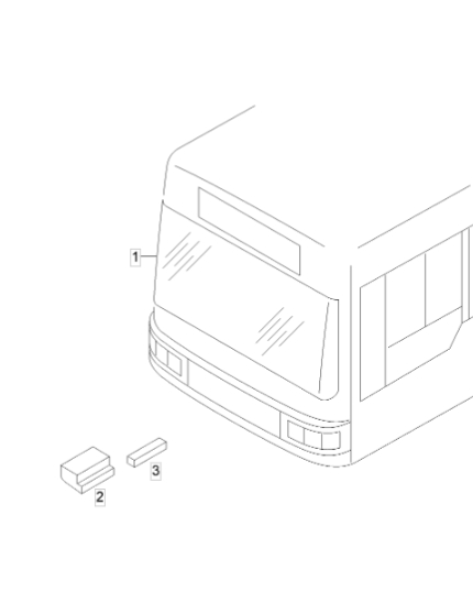 Bugscheibe MAN A26-A40