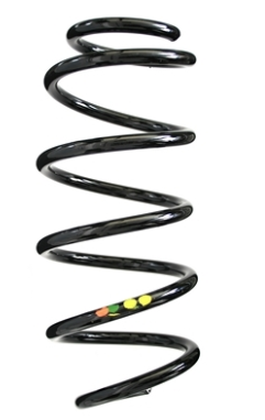 Front suspension spring. 